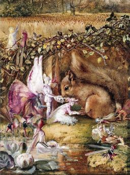 The Wounded Squirrel by John Anster Fitzgerald